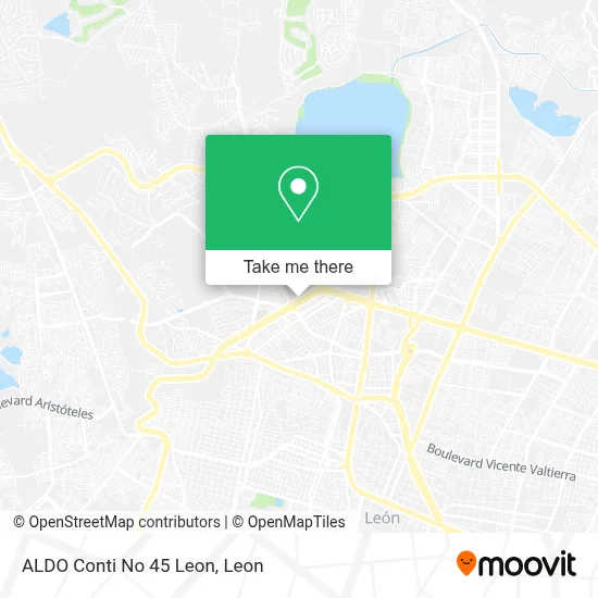 ALDO Conti No 45 Leon map