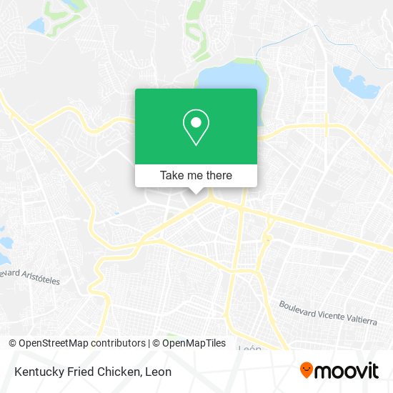 Kentucky Fried Chicken map