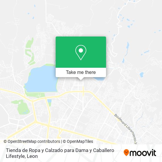 Mapa de Tienda de Ropa y Calzado para Dama y Caballero Lifestyle