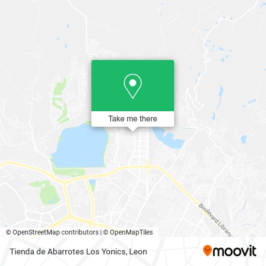 Mapa de Tienda de Abarrotes Los Yonics