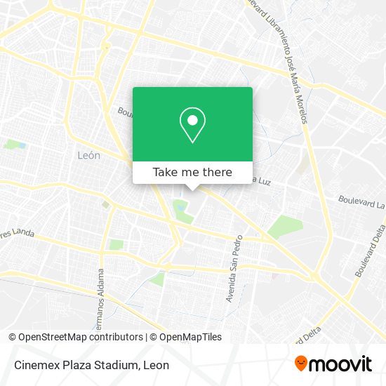 Cinemex Plaza Stadium map