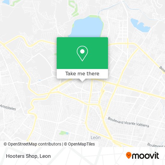 Hooters Shop map