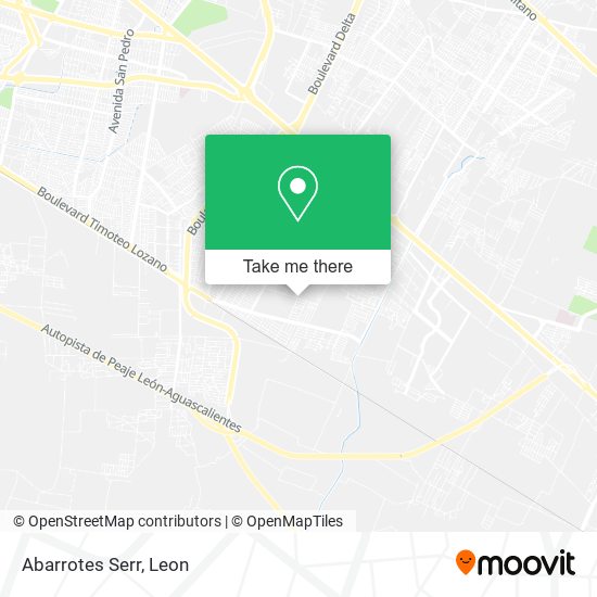 Abarrotes Serr map