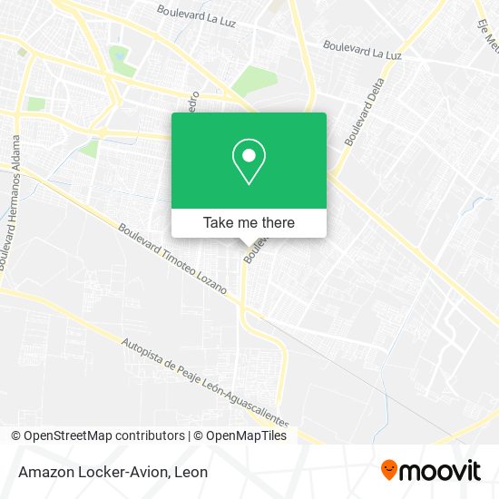 Mapa de Amazon Locker-Avion