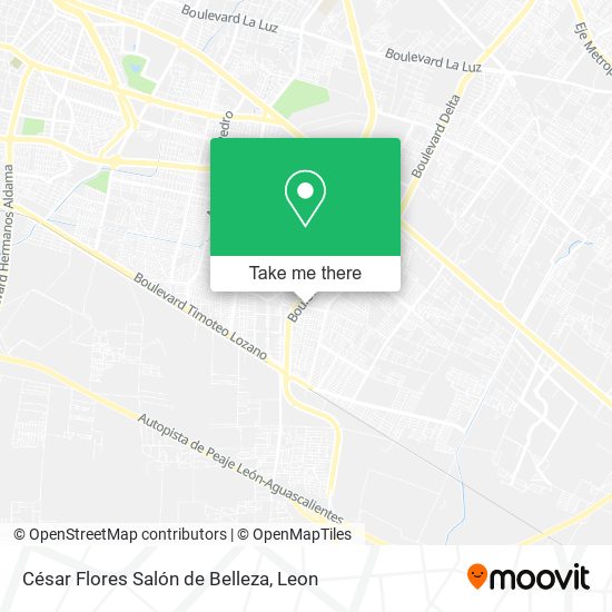 César Flores Salón de Belleza map
