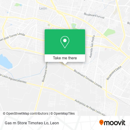 Gas m Store Timoteo Lo map