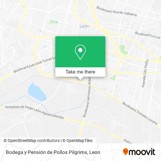 Bodega y Pensión de Pollos Pilgrims map
