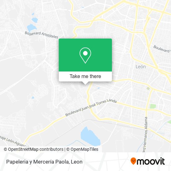 Mapa de Papeleria y Mercería Paola