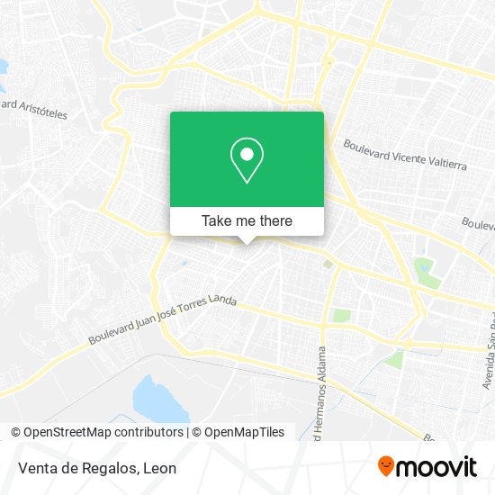 Venta de Regalos map