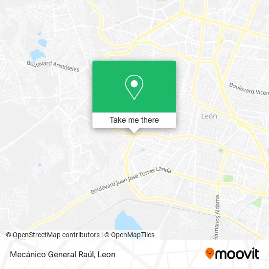 Mecánico General Raúl map