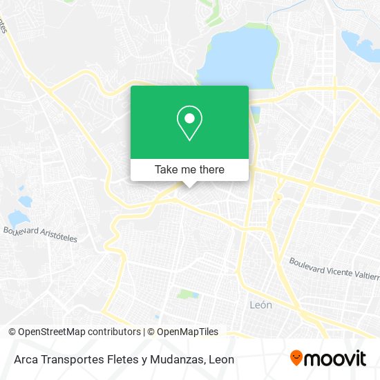 Arca Transportes Fletes y Mudanzas map