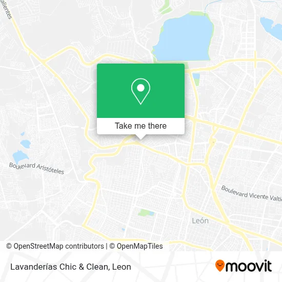 Lavanderías Chic & Clean map