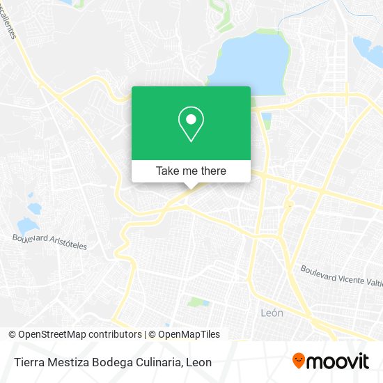 Tierra Mestiza Bodega Culinaria map