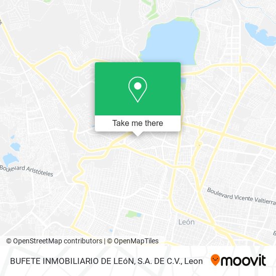 BUFETE INMOBILIARIO DE LEóN, S.A. DE C.V. map