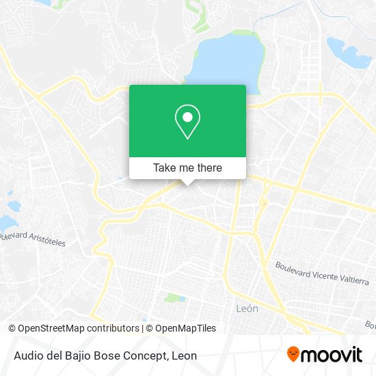 Mapa de Audio del Bajio Bose Concept