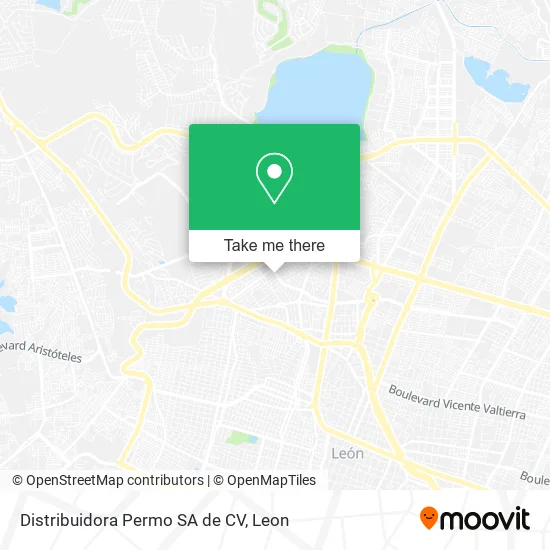 Distribuidora Permo SA de CV map