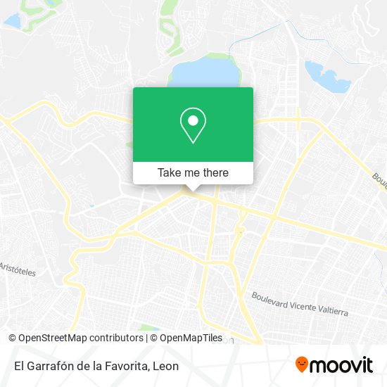 El Garrafón de la Favorita map
