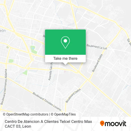 Centro De Atencion A Clientes Telcel Centro Max CACT 03 map