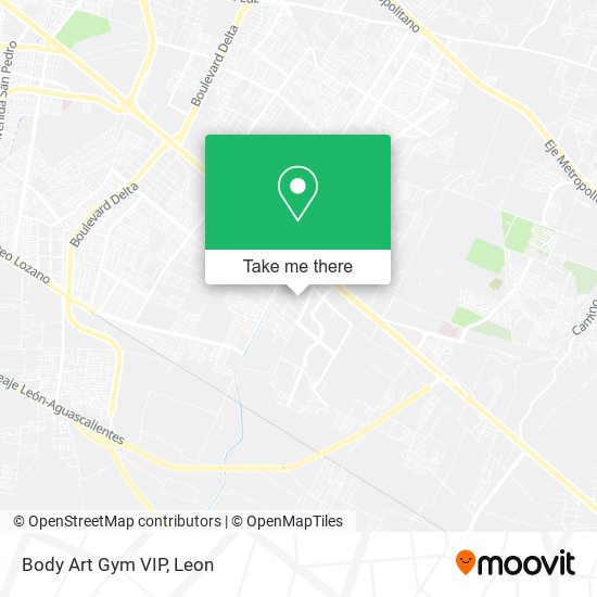 Body Art Gym VIP map