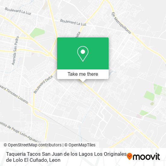 Taquería Tacos San Juan de los Lagos Los Originales de Lolo El Cuñado map