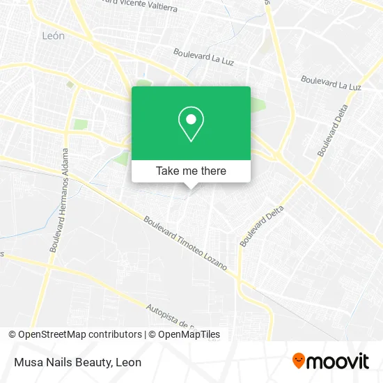 Musa Nails Beauty map