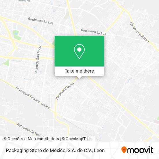 Packaging Store de México, S.A. de C.V. map