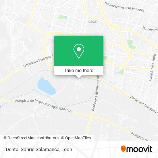 Mapa de Dental Sonríe Salamanca