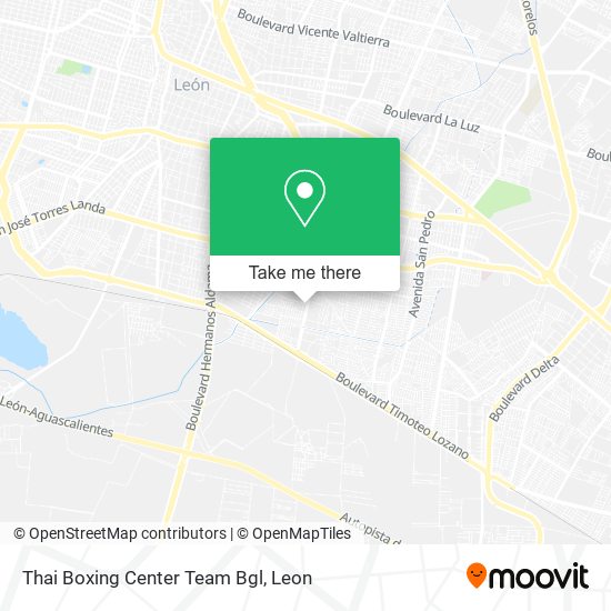 Thai Boxing Center Team Bgl map