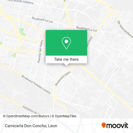 Mapa de Carnicería Don Concho