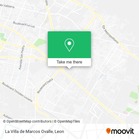 Mapa de La Villa de Marcos Ovalle