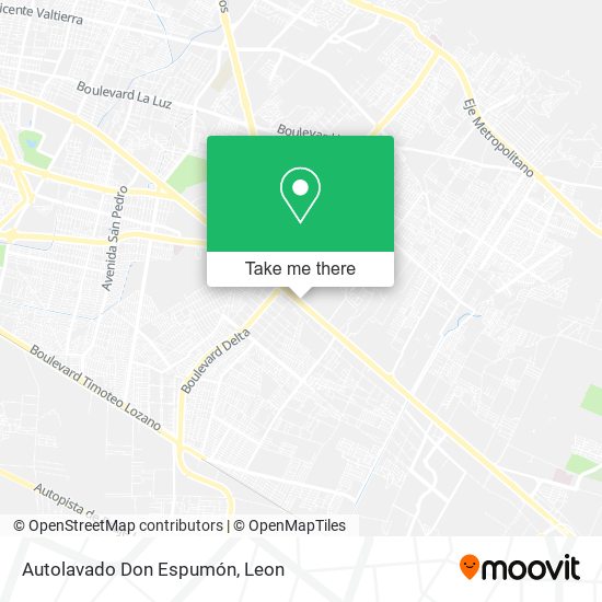 Autolavado Don Espumón map