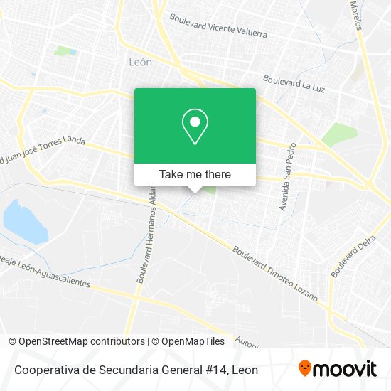 Cooperativa de Secundaria General #14 map