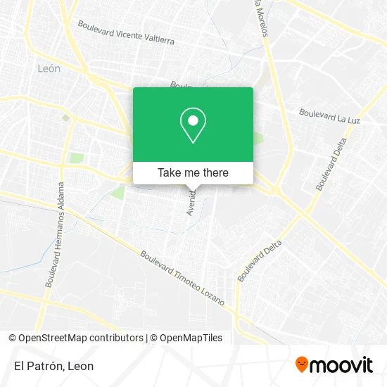 El Patrón map