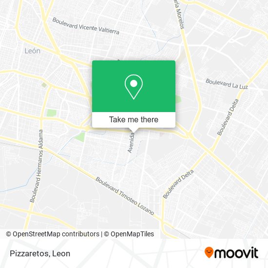 Pizzaretos map