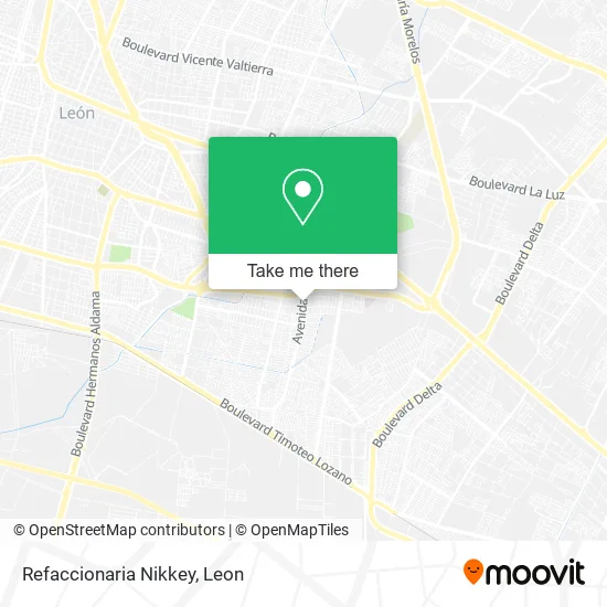Refaccionaria Nikkey map