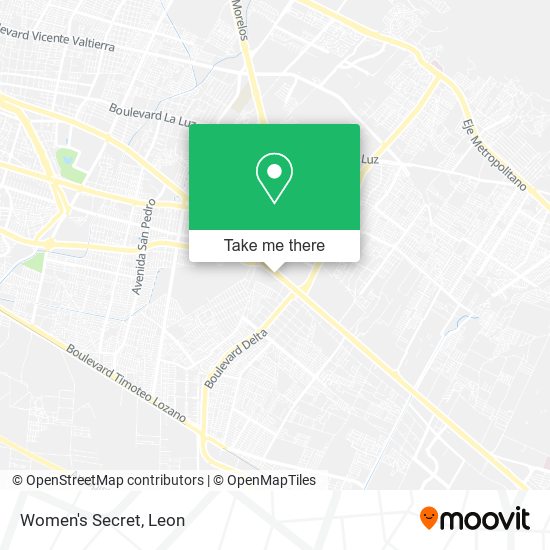 Mapa de Women's Secret