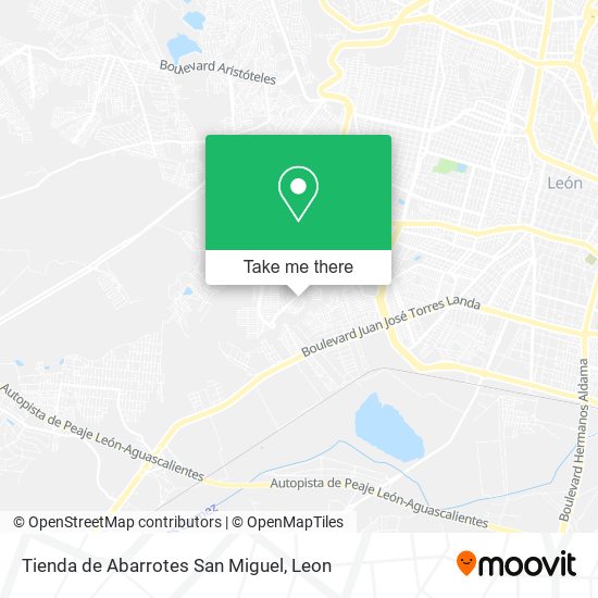 Tienda de Abarrotes San Miguel map