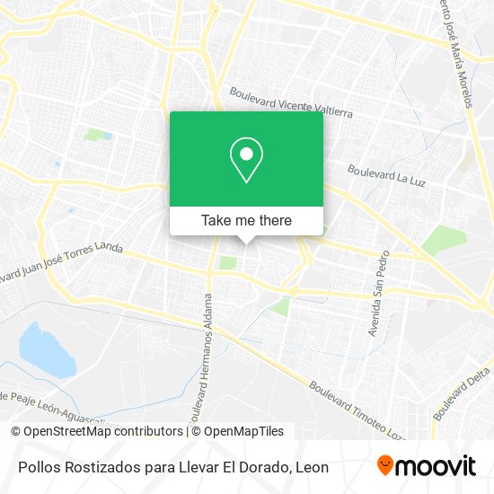 Pollos Rostizados para Llevar El Dorado map