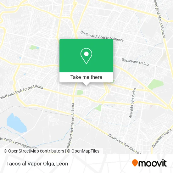 Mapa de Tacos al Vapor Olga