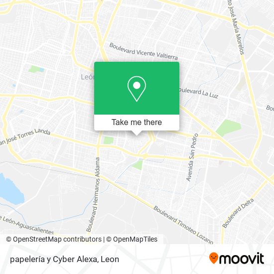 papelería y Cyber Alexa map