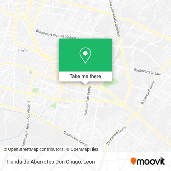 Mapa de Tienda de Abarrotes Don Chago