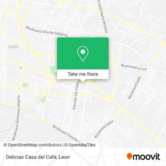 Delicias Casa del Café map