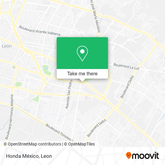 Honda México map