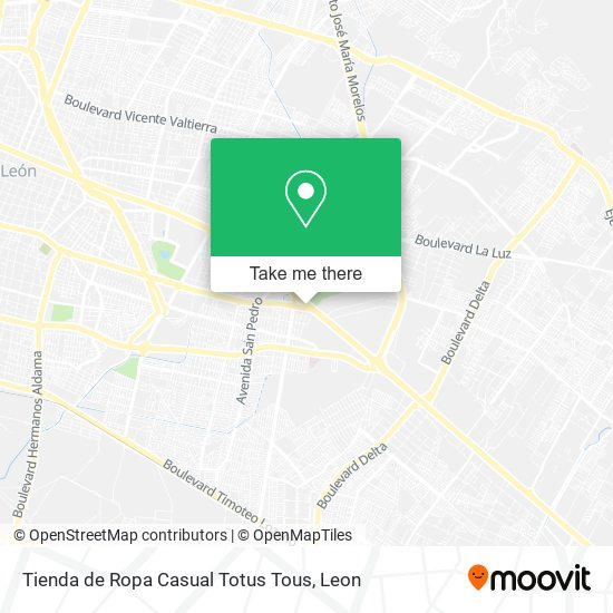 Tienda de Ropa Casual Totus Tous map