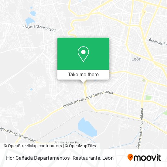 Mapa de Hcr Cañada Departamentos- Restaurante