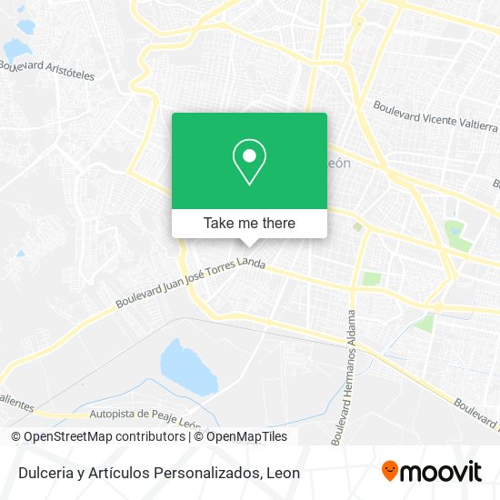 Dulceria y Artículos Personalizados map