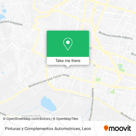Pinturas y Complementos Automotrices map
