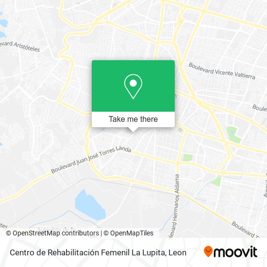 Centro de Rehabilitación Femenil La Lupita map