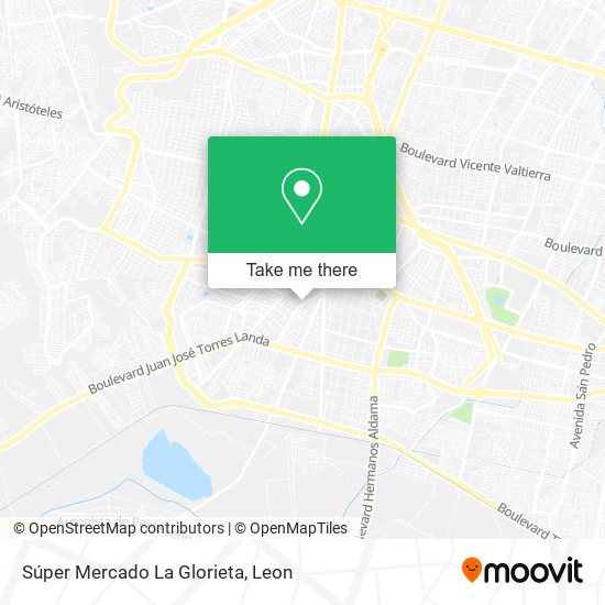 Mapa de Súper Mercado La Glorieta