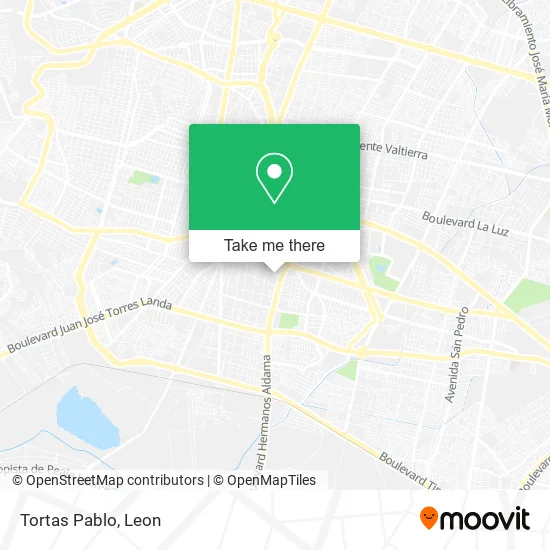 Tortas Pablo map
